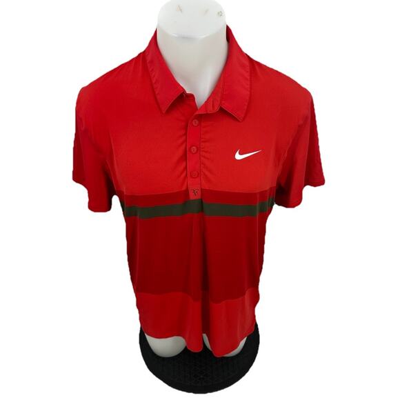 Nike Large Men Roger Federer RF Australian Open 2012 tennis polo T-shirt 8-2 - Picture 1 of 9